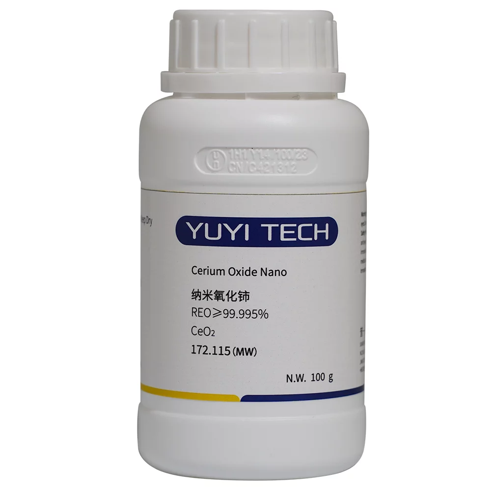 Custom Nano Cerium Oxide Factory, Slightly Yellow Nano Cerium Oxide Powder