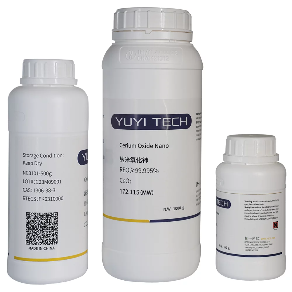 Custom Nano Cerium Oxide Factory, Slightly Yellow Nano Cerium Oxide Powder