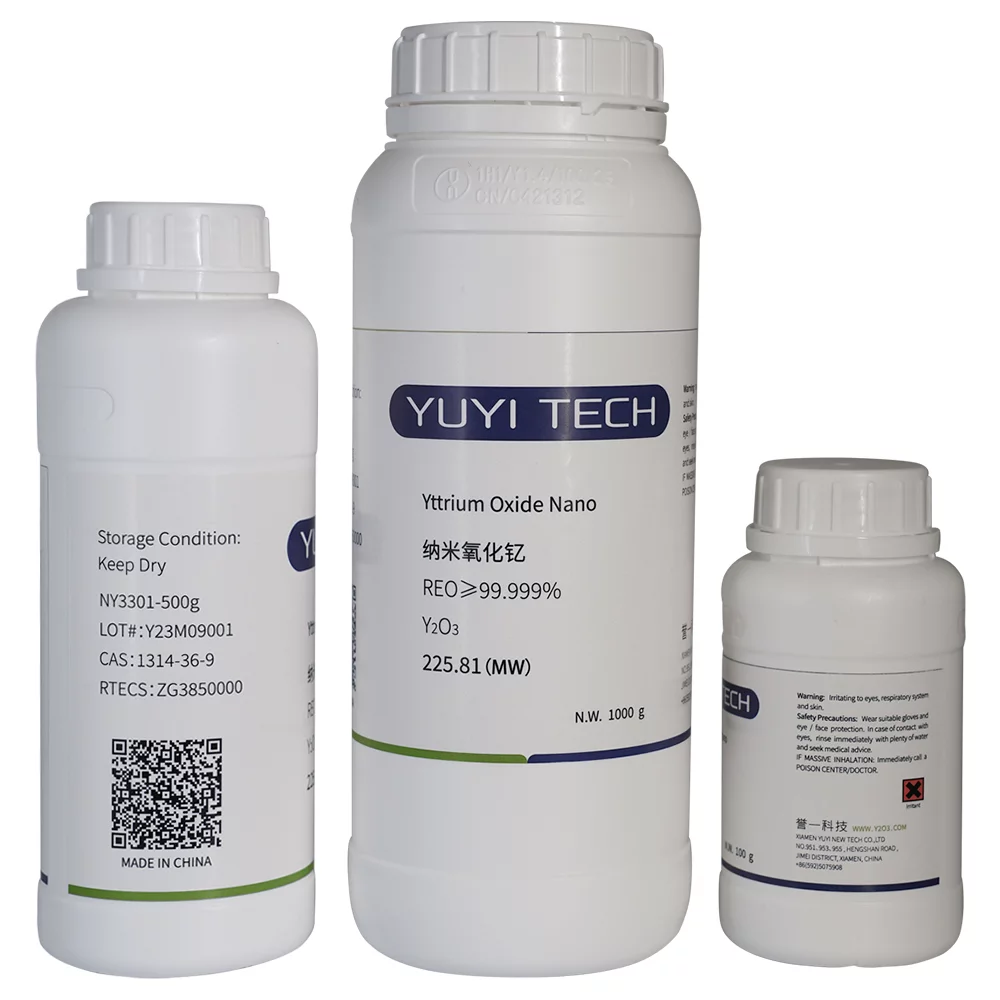 99.995% High Purity Nano Yttrium Oxide Manufacturer, Suitable for transistors, integrated circuits optoelectronic devices, etc.